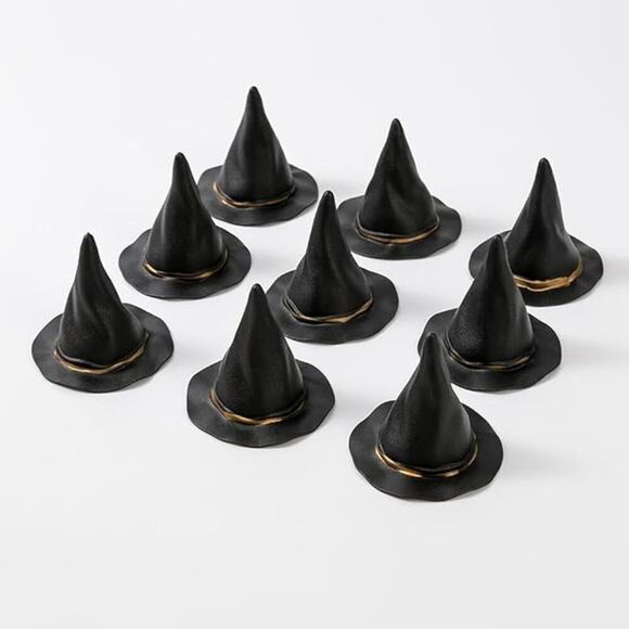 Mini Witch Hats 12 Pack Plastic Halloween Wizard Hats DIY Crafts Bottle Toppers main image 6